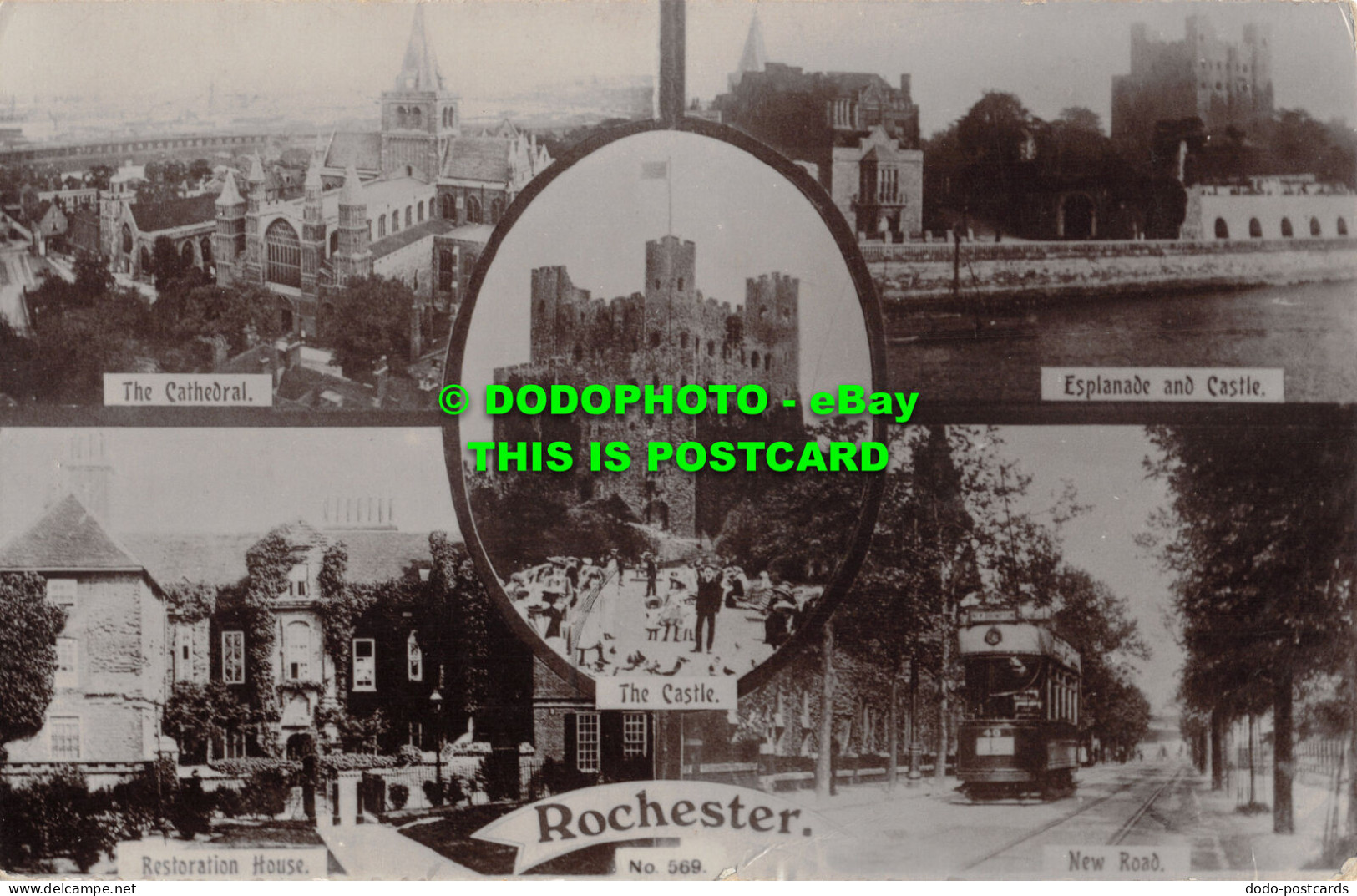 R477350 Rochester. The Cathedral. Esplanade And Castle. New Road. W. N. Eastgate - Welt