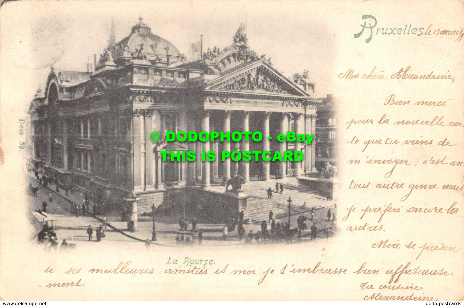 R477365 Bruxelles. La Bourse. 1914 - Welt