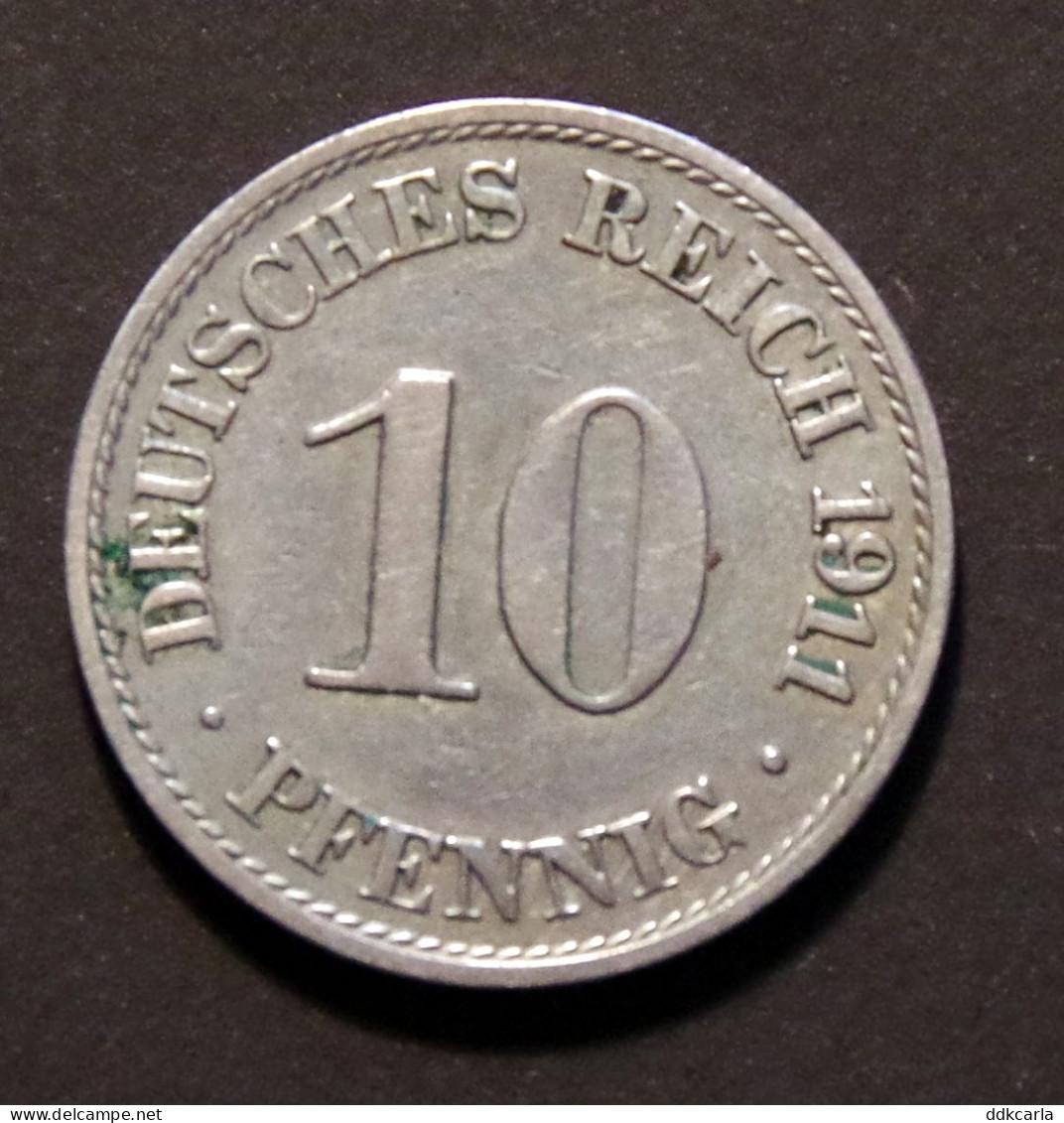 10 Pfennig 1911 A Deutsches Reich - 10 Pfennig