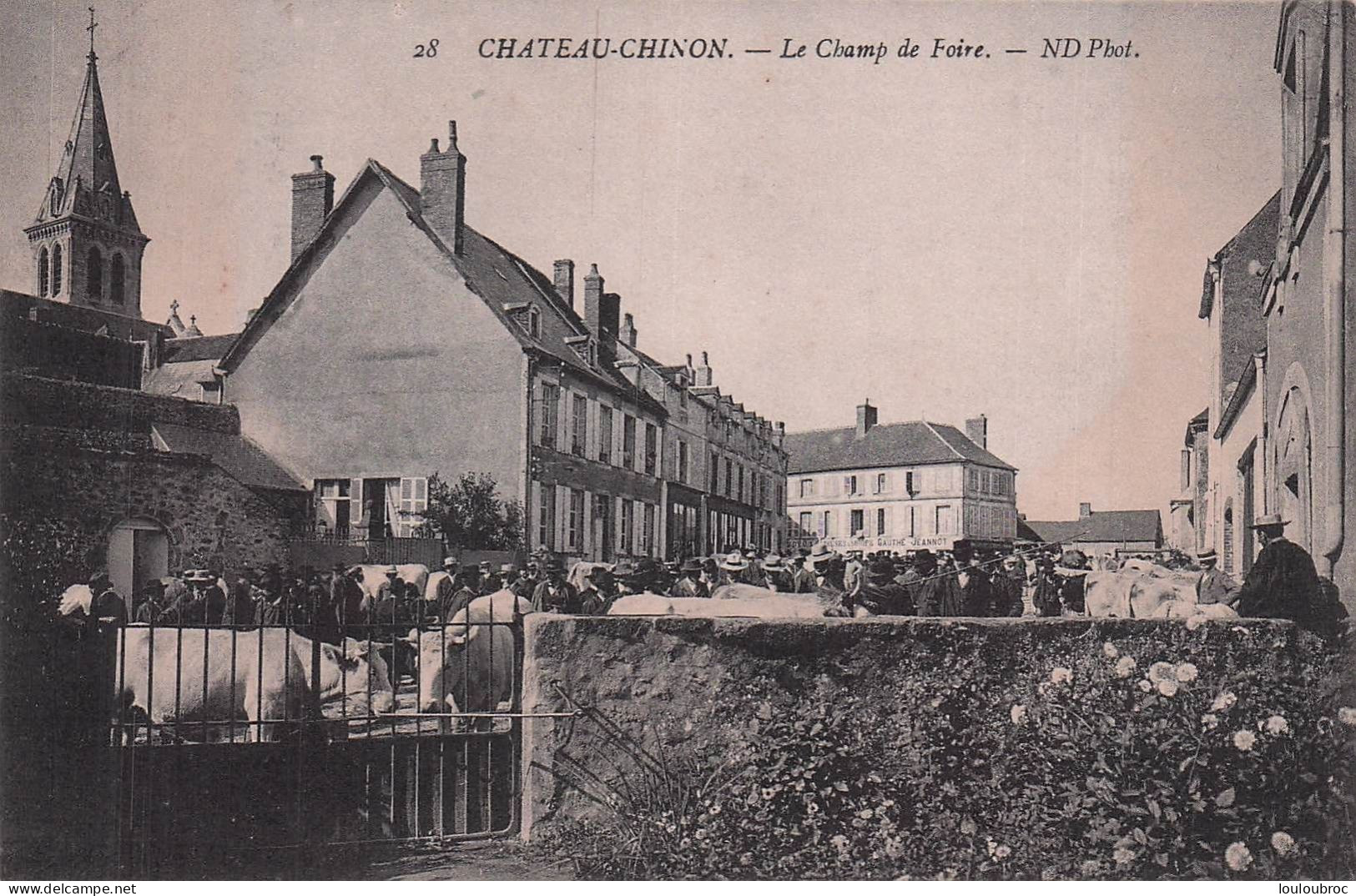 CHATEAU CHINON LE CHAMP DE FOIRE - Chateau Chinon