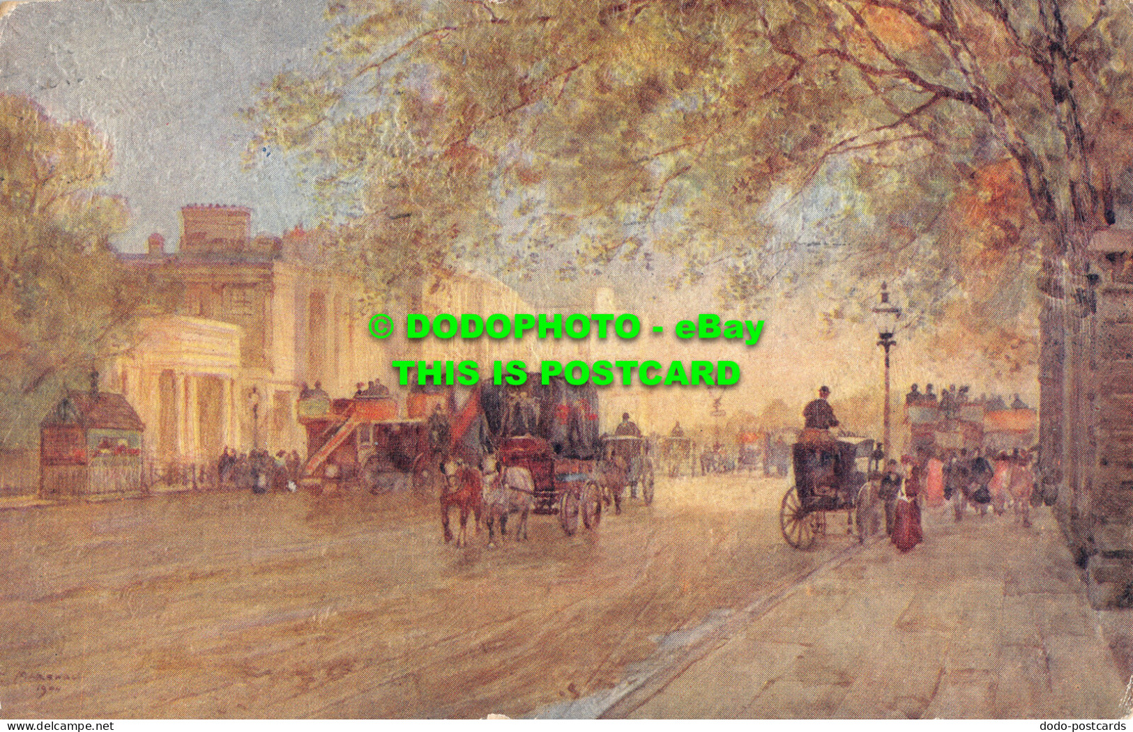 R477436 Hyde Park Corner. Pictograph Publishing. Oilograph London Series. No. 62 - Andere & Zonder Classificatie