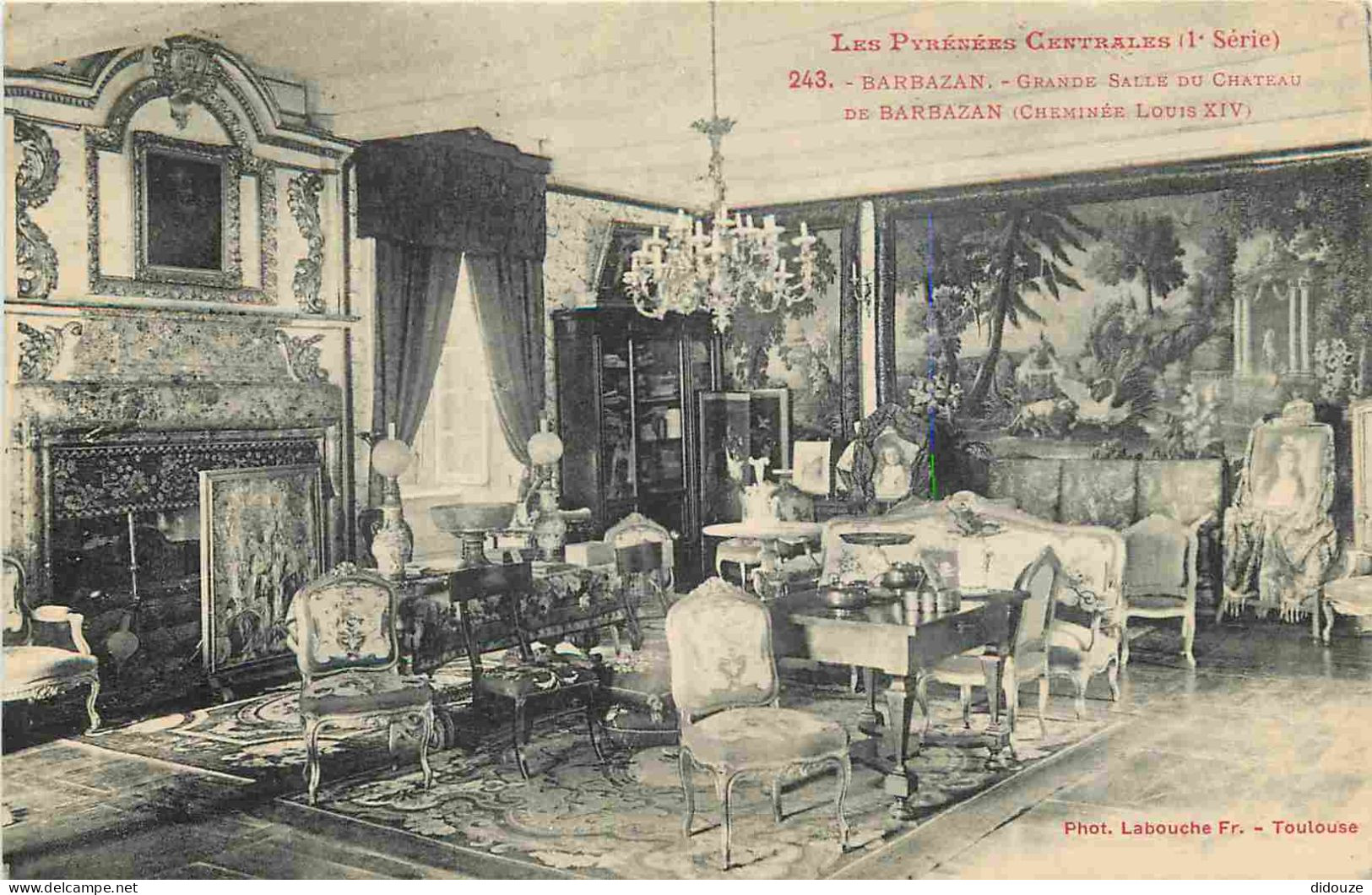 31 - Barbazan - Grand Salle Du Château - CPA - Voir Scans Recto-Verso - Barbazan