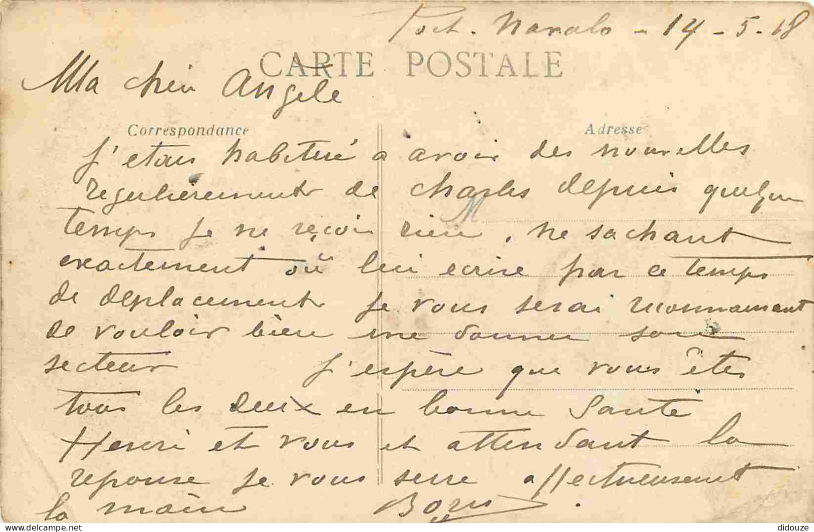 56 - Port Navalo - Salle à Manger Du Grand Hotel - Animée - Correspondance - CPA - Voyagée En 1918 - Etat Pli Visible -  - Arzon