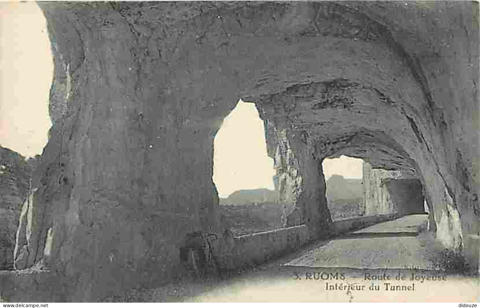 07 - Ruoms - Route De Joyeuse - Intérieur Du Tunnel - Carte Neuve - CPA - Voir Scans Recto-Verso - Ruoms