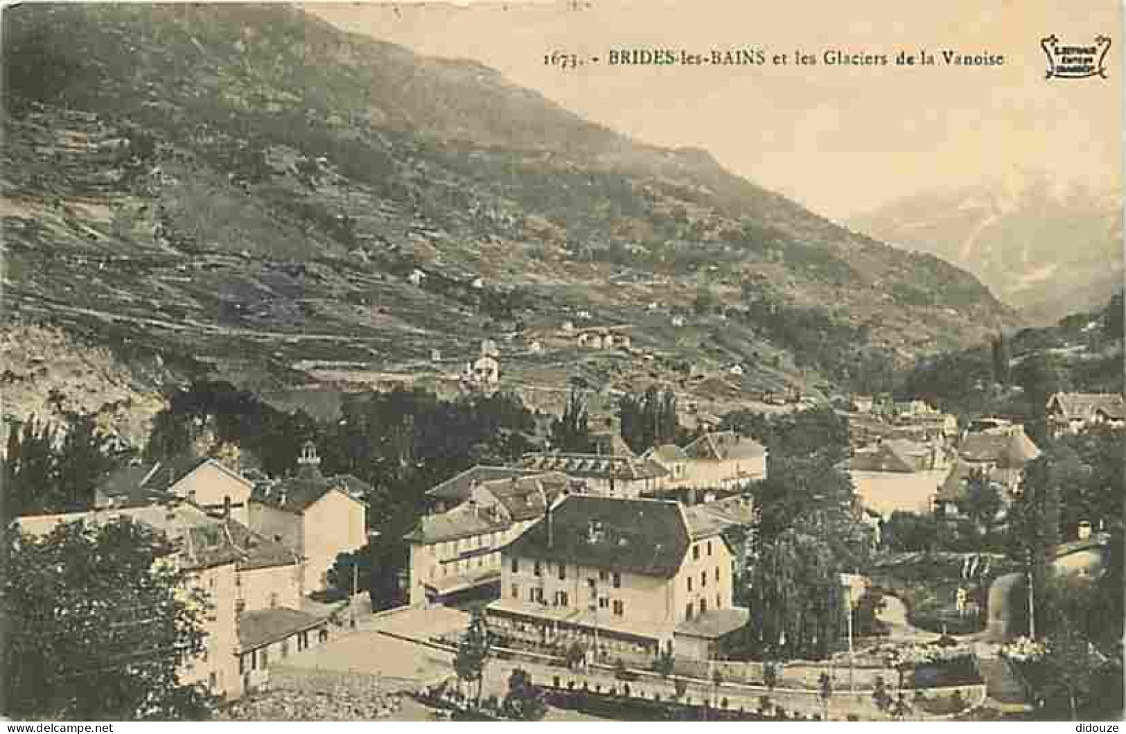 73 - Brides Les Bains - Vue Générale - Les Glaciers De La Vanoise - Oblitération Ronde De 1910 - CPA - Voir Scans Recto- - Brides Les Bains