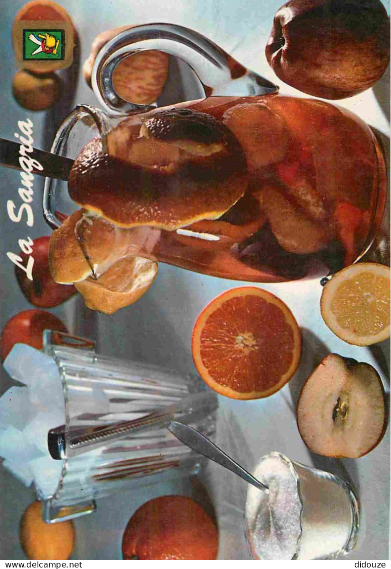 Recettes De Cuisine - Sangria - Gastronomie - CPM - Carte Neuve - Voir Scans Recto-Verso - Recetas De Cocina