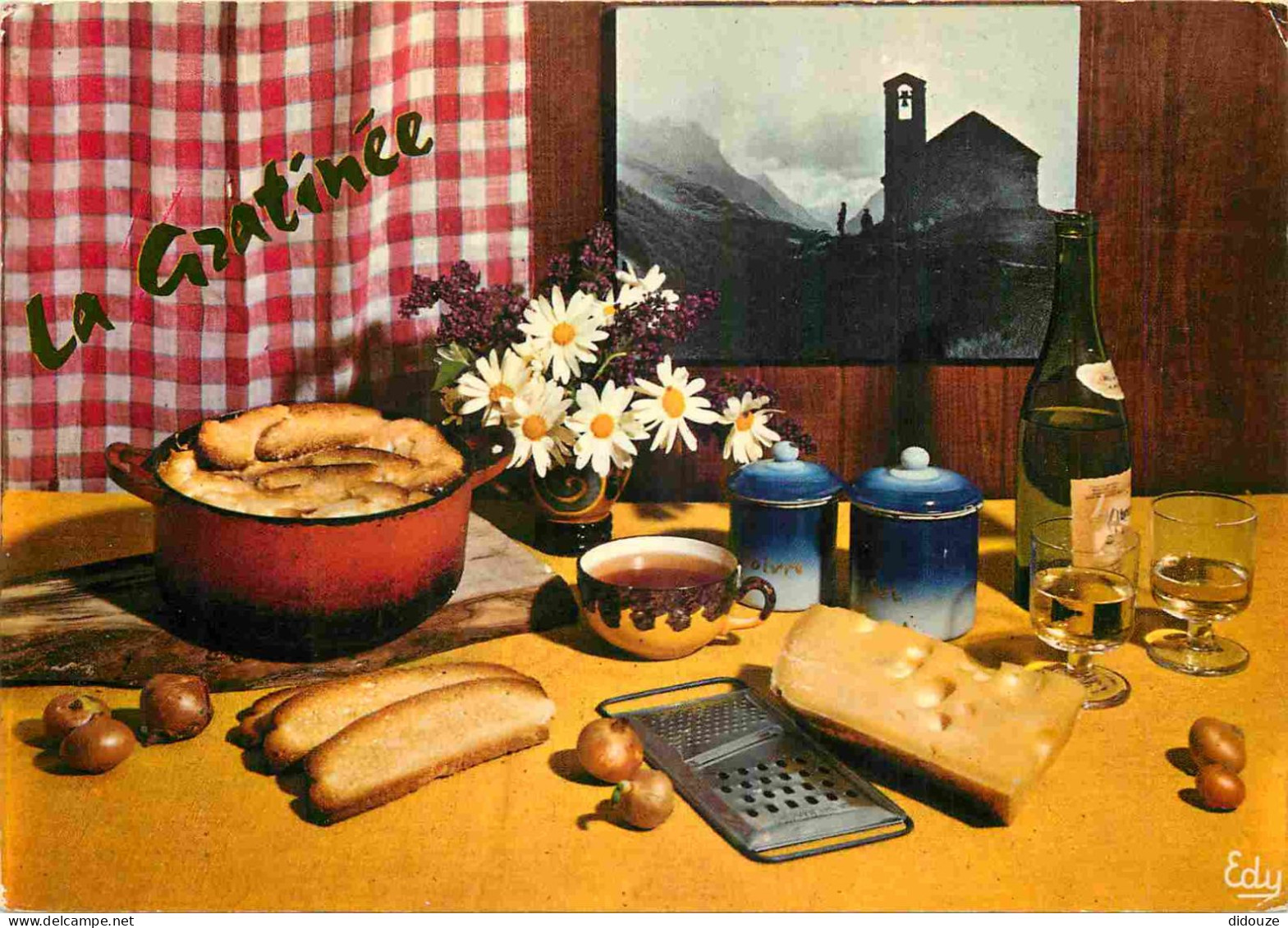 Recettes De Cuisine - Soupe Gratinée - Gastronomie - CPM - Voir Scans Recto-Verso - Recettes (cuisine)