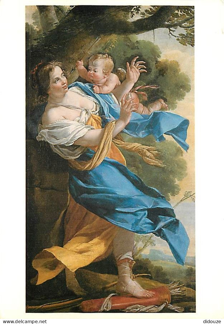 Art - Peinture - Simon Vouet - Nymphe Frappée Par La Flèche D'un Amour - CPM - Voir Scans Recto-Verso - Pittura & Quadri