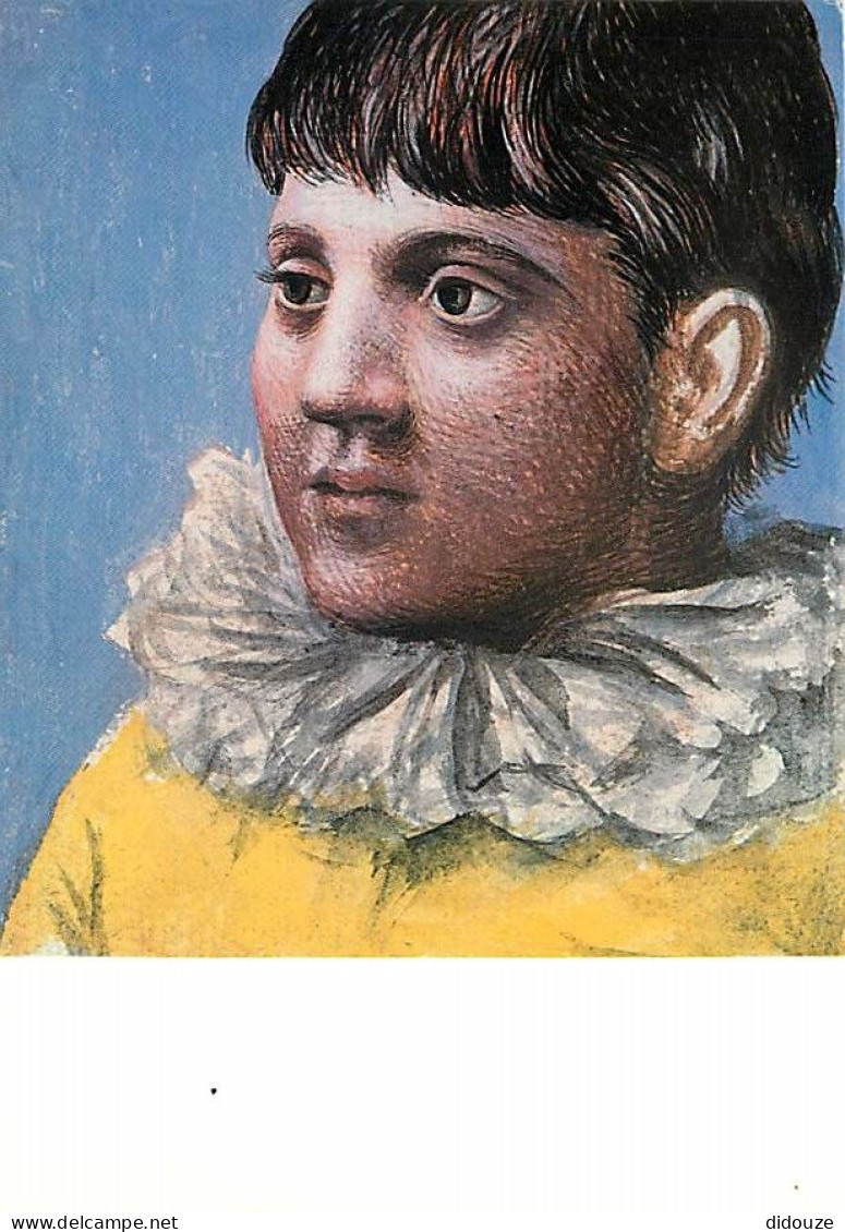 Art - Peinture - Pablo Picasso - Portrait D'enfant En Pierrot - Carte Neuve - CPM - Voir Scans Recto-Verso - Pintura & Cuadros