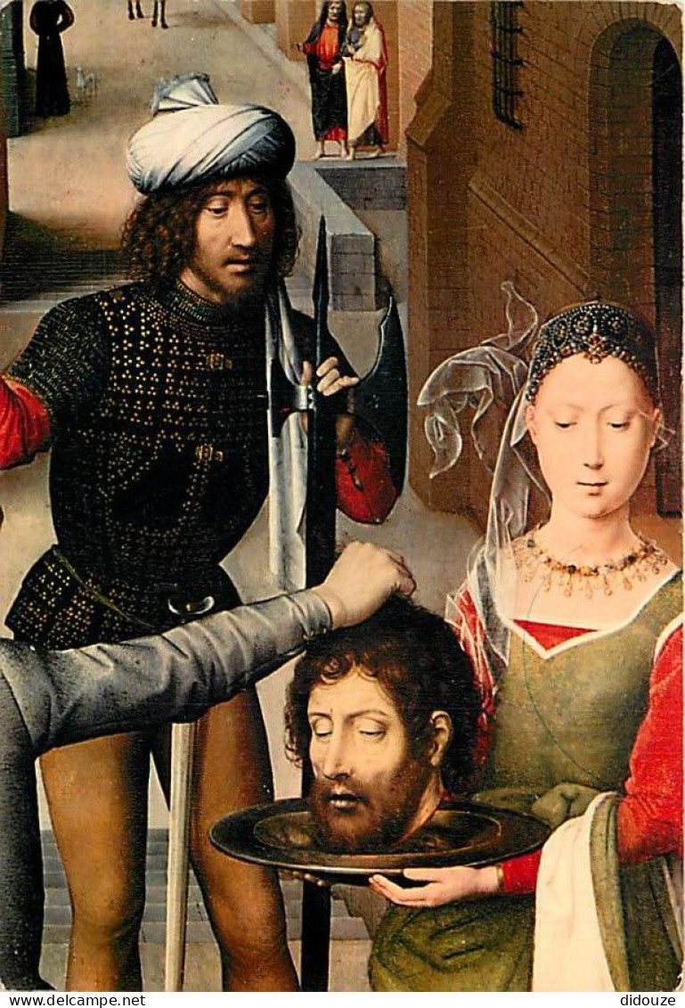 Art - Peinture Religieuse - Hans Memling - Le Mariage Mystique De Ste-Catherine  - Volet : Salomé - CPM - Voir Scans Rec - Paintings, Stained Glasses & Statues