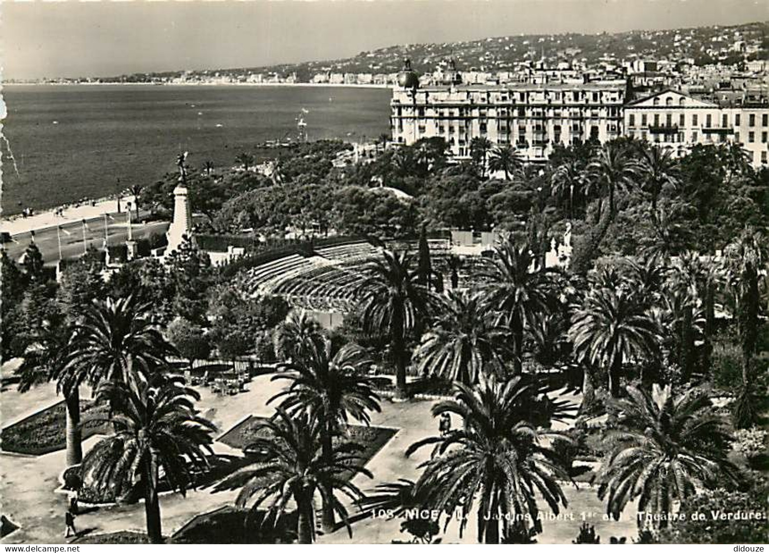 06 - Nice - Les Jardins De L'Hotel Albert 1er - Le Théatre De Verdure - Mention Photographie Véritable - Carte Dentelée  - Parks