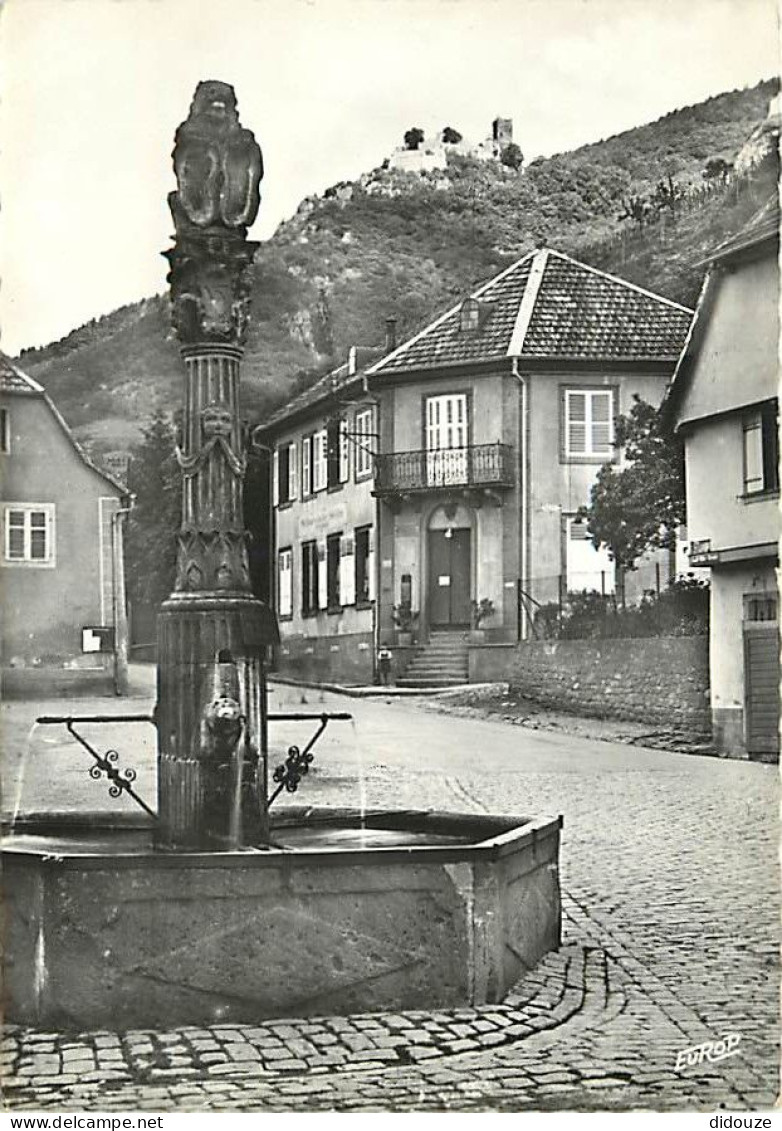 68 - Ribeauvillé - Vieux Puits Et Le Château St. Ulrich - Mention Photographie Véritable - CPSM Grand Format - Voir Scan - Ribeauvillé