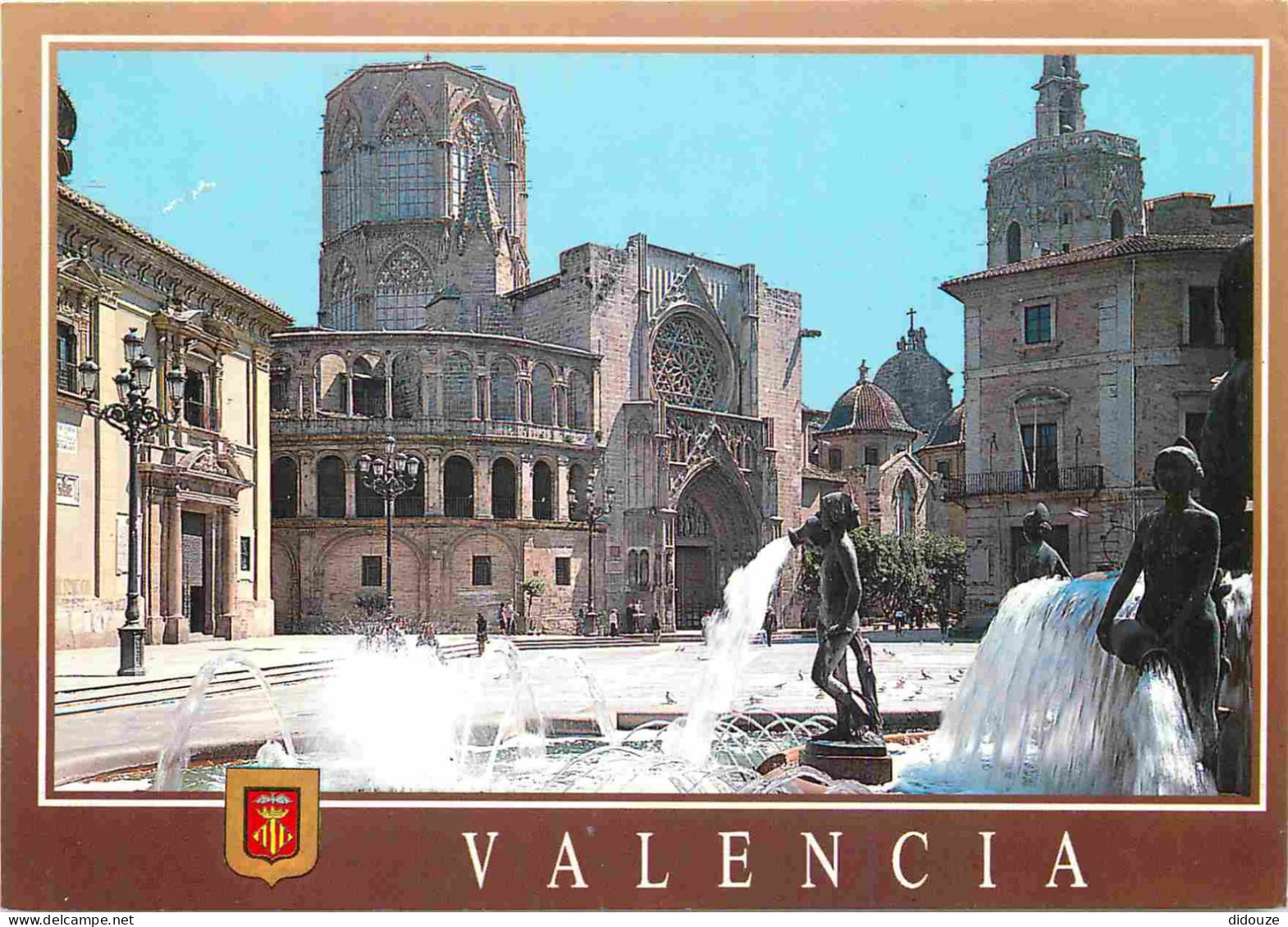 Espagne - Espana - Comunidad Valenciana - Valencia - Plaza De La Virgen - Place De La Vierge - Art Statue - CPM - Voir S - Valencia