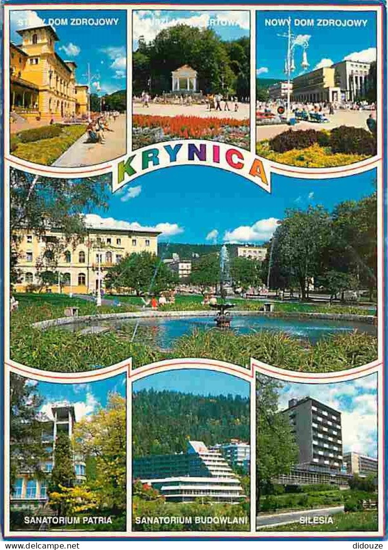 Pologne - Krynica - Multivues - Voir Timbre De Pologne - CPM - Voir Scans Recto-Verso - Polen