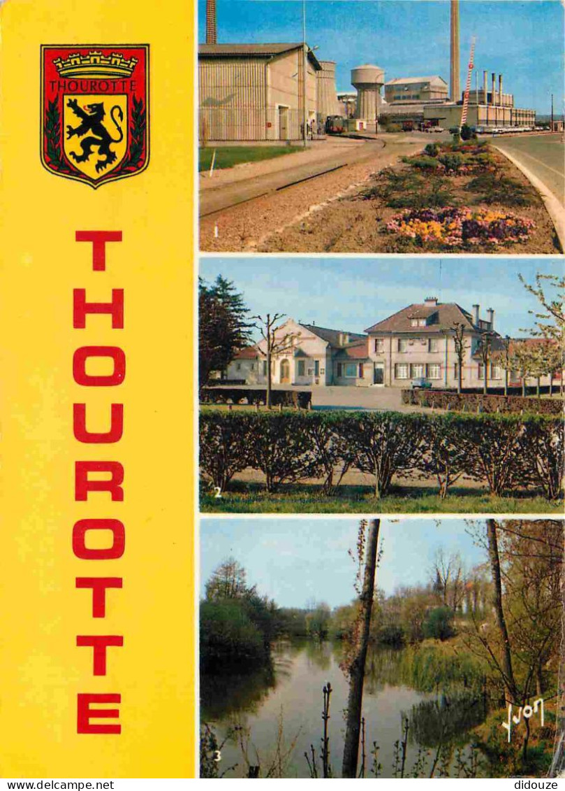 60 - Thourotte - Multivues - Blasons - CPM - Voir Scans Recto-Verso - Thourotte