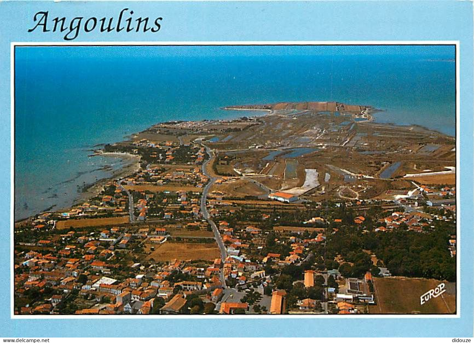 17 - Angoulins Sur Mer - Le Centre Ville Vers Le Port, La Plage Et La Pointe Du Chay - Vue Générale Aérienne - CPM - Voi - Angoulins