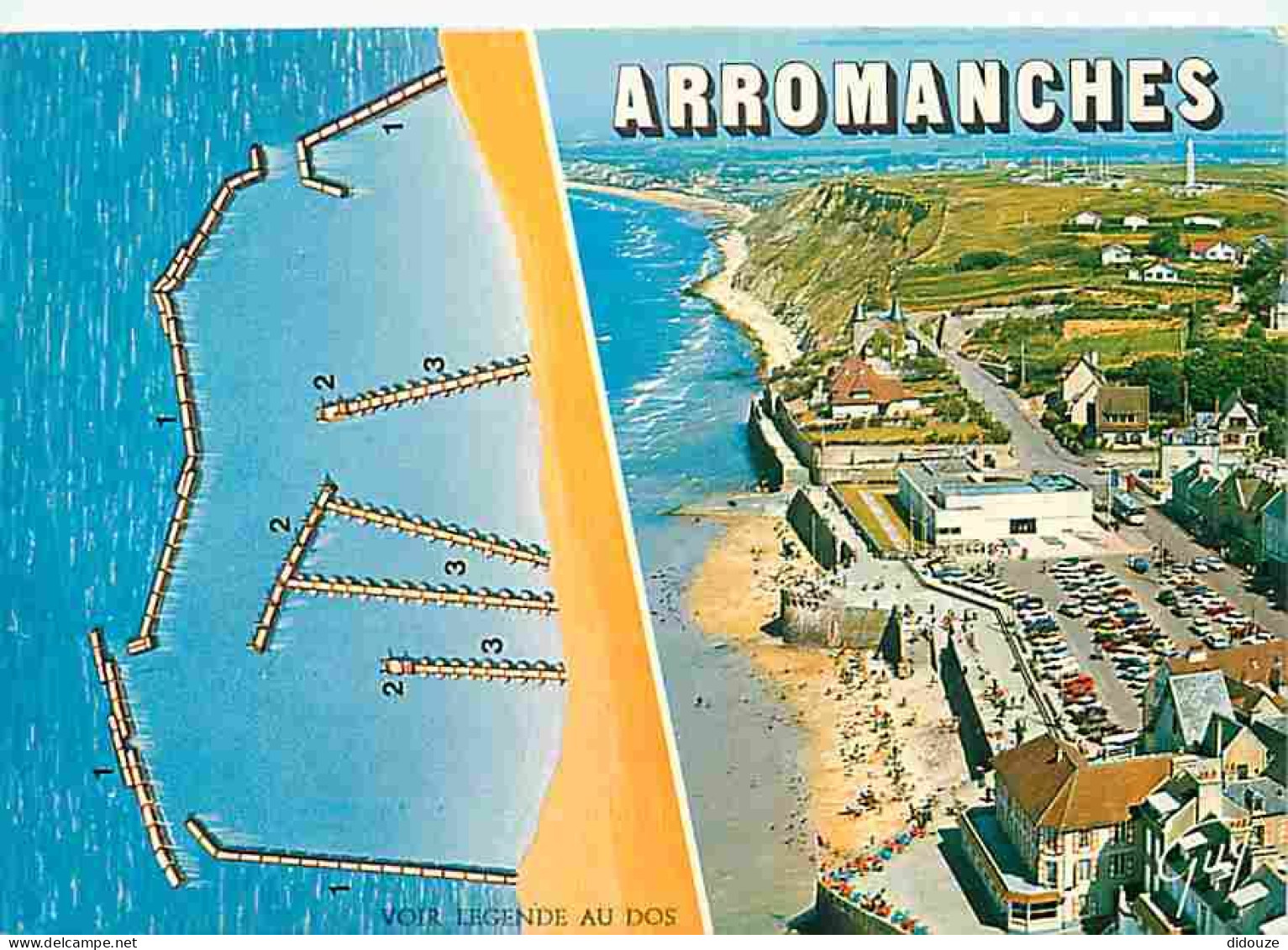 14 - Arromanches - Multivues - Carte Géographique - CPM - Voir Scans Recto-Verso - Arromanches