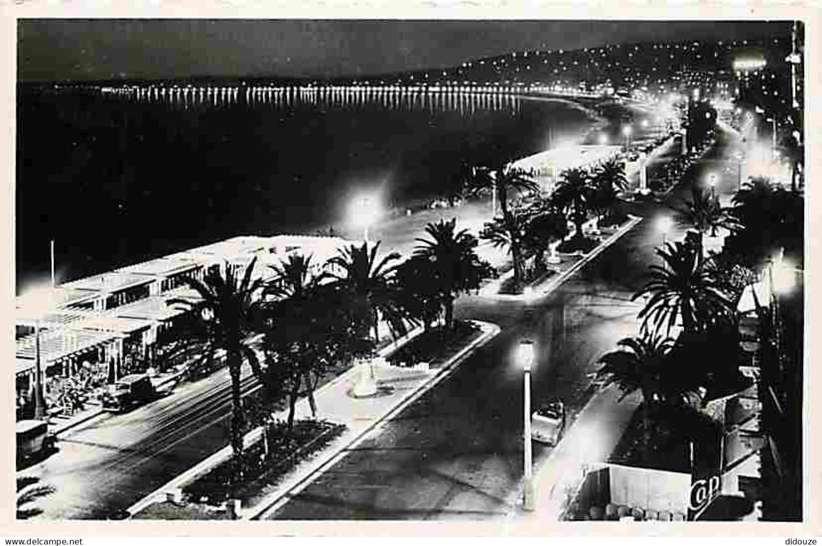 06 - Nice - La Promenade Des Anglais La Nuit - CPM - Voir Scans Recto-Verso - Niza La Noche