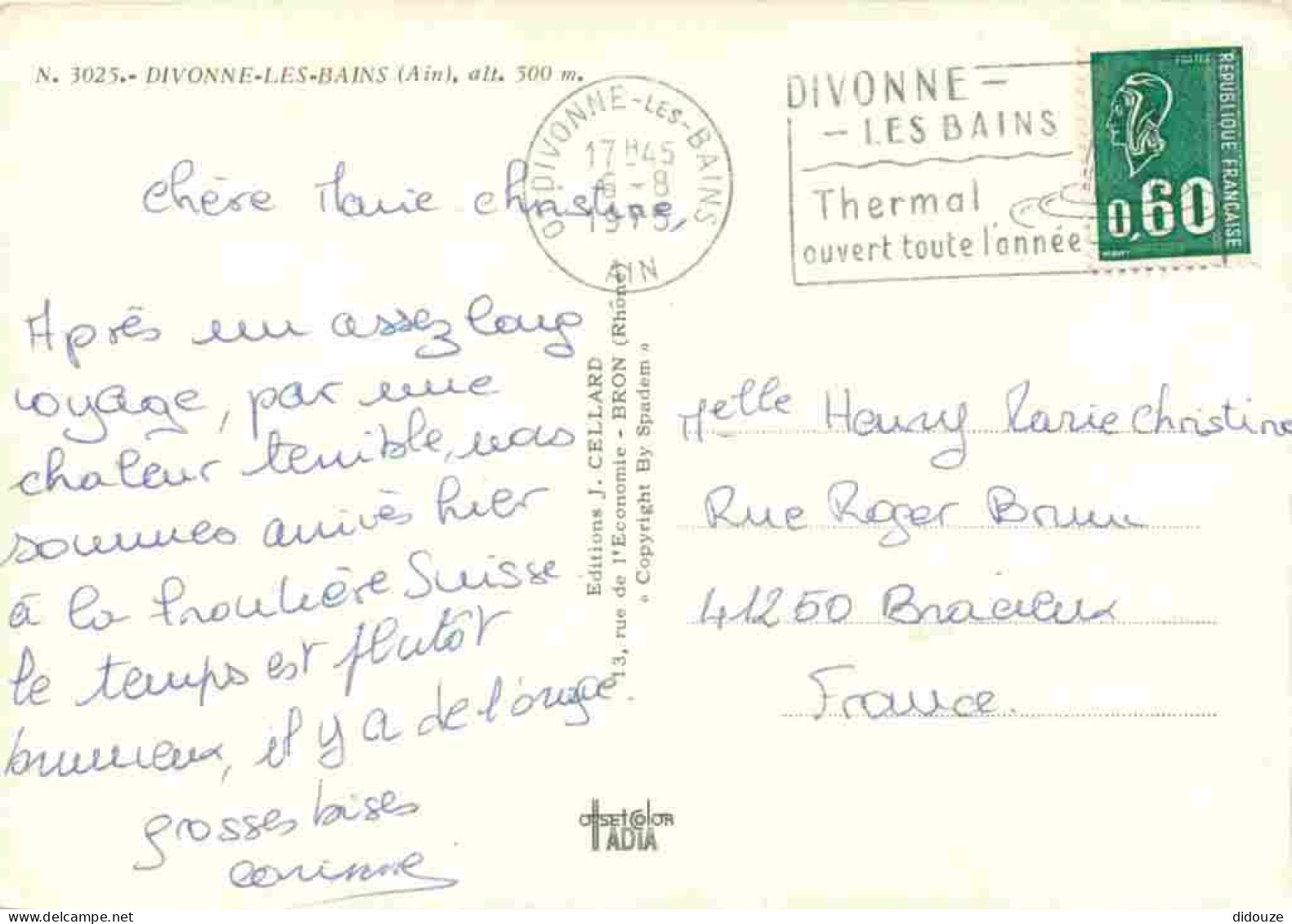 01 - Divonne Les Bains - Multivues - Piscine - CPM - Voir Scans Recto-Verso - Divonne Les Bains