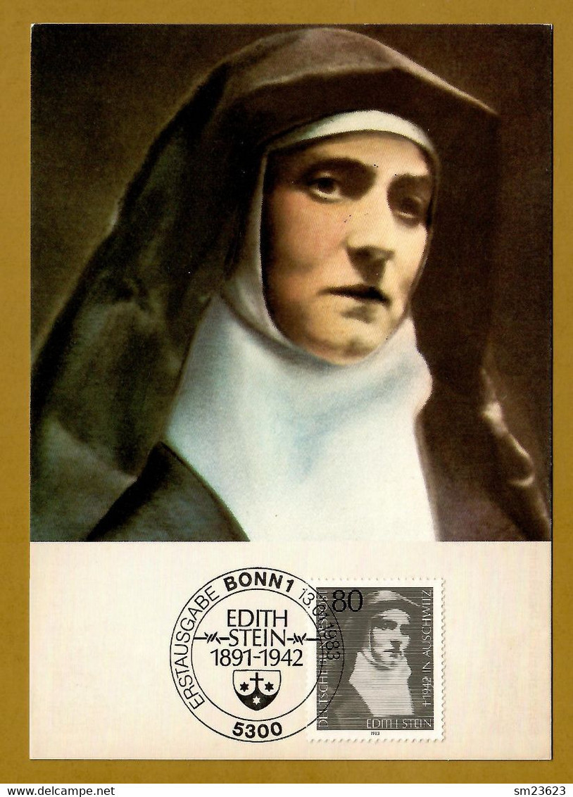 BRD 1983  Mi.Nr. 1162 ,  Edith Stein - Maximum Card - Erstausgabe Bonn 13.01.1983 - 1981-2000