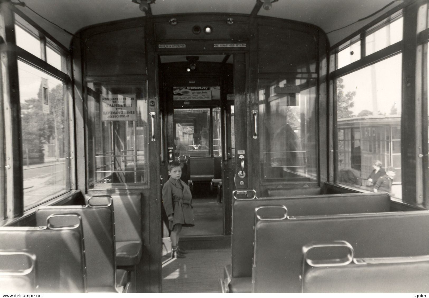 Rotterdam, Foto J.Oerlemans, Interieur Rijtuig 1009, EPT Groene Zoom, Real Photo - Europe