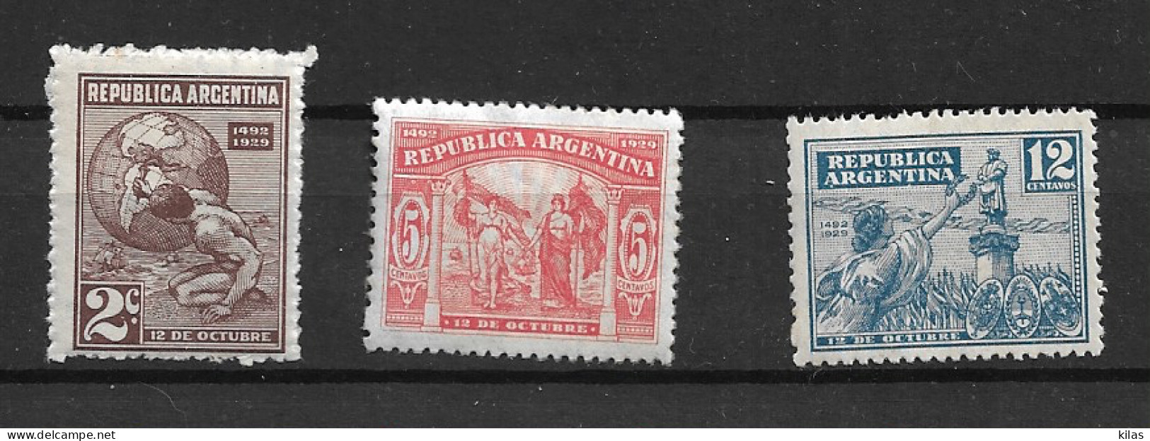 ARGENTINA 1929 COLUMBUS, BIRTHDAY OF THE DISCOVERY OF AMERICA MNH - Christoffel Columbus