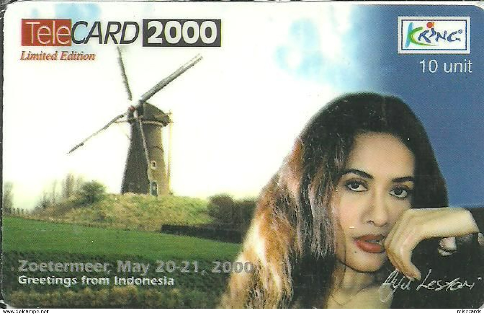 Indonesia: Kring - TeleCard Exhibition 2001 Nieuwegein, Netherlands. Mint - Indonesië