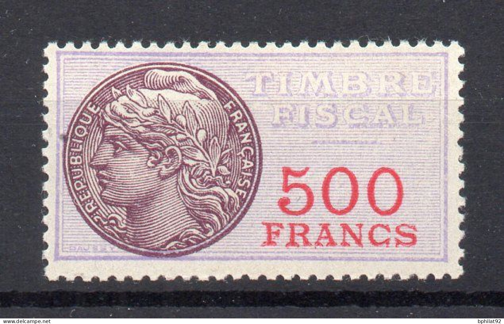 !!! TIMBRE FISCAL N°51 NEUF** - Timbres