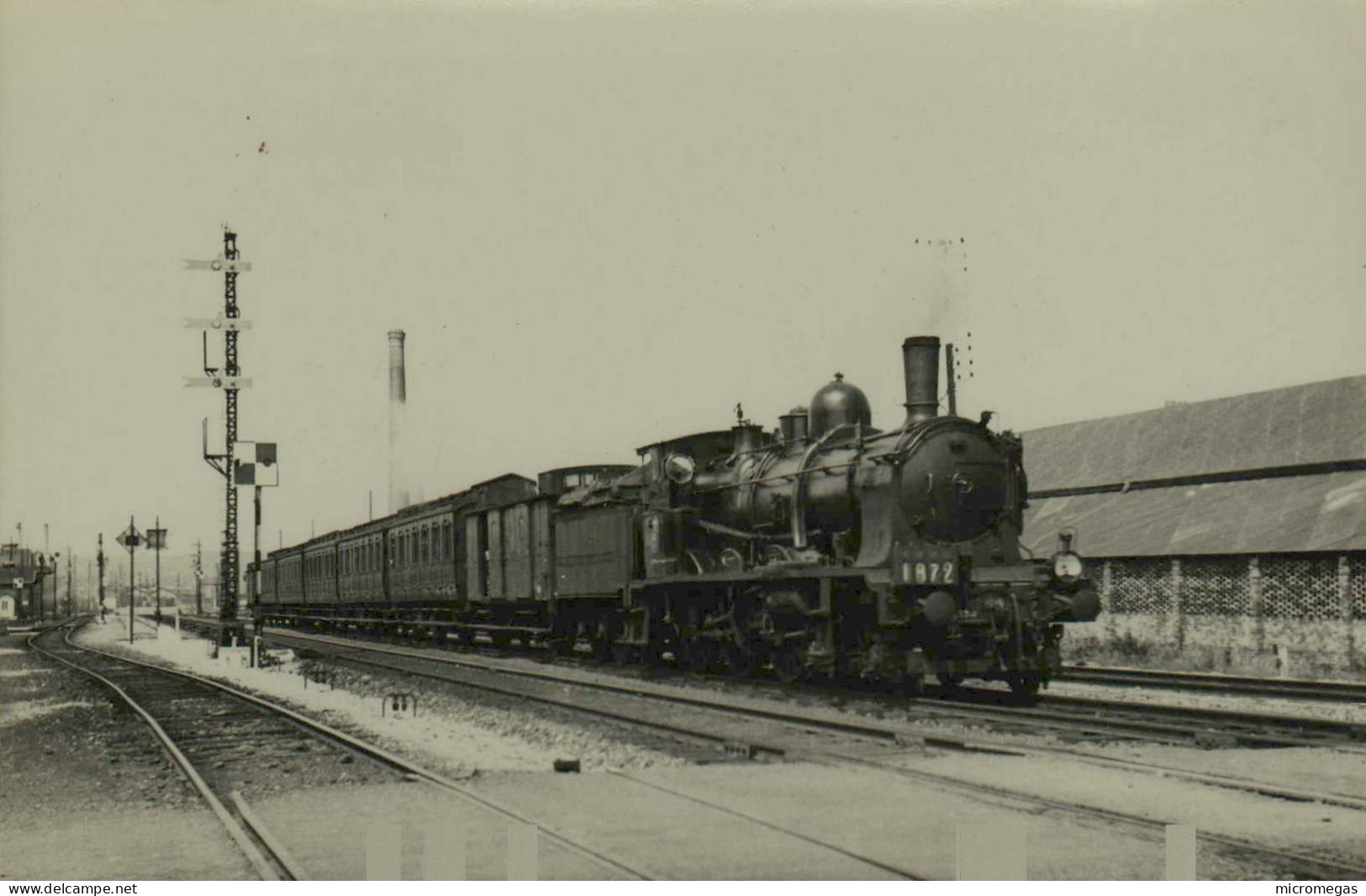 Locomotive 1872 - Ligne Creil-Jeumont 1934 - Treinen