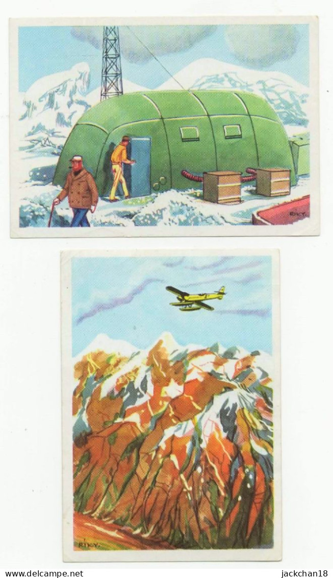 -- St LUC BISCOTTES PAIN D'EPICES / LES PÔLES N° 8 Et 12 / Survol Des Monts Du Groënland - Igloo Climatisé U.S. (1959) - Other & Unclassified