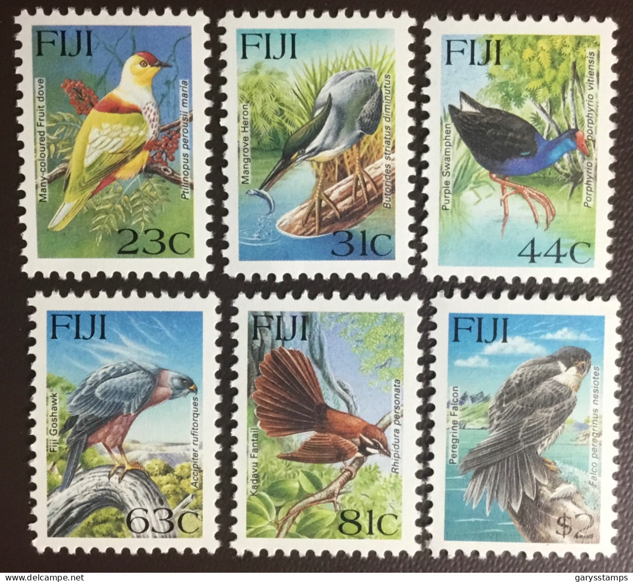 Fiji 1995 Birds Definitives 6 Values MNH - Sonstige & Ohne Zuordnung