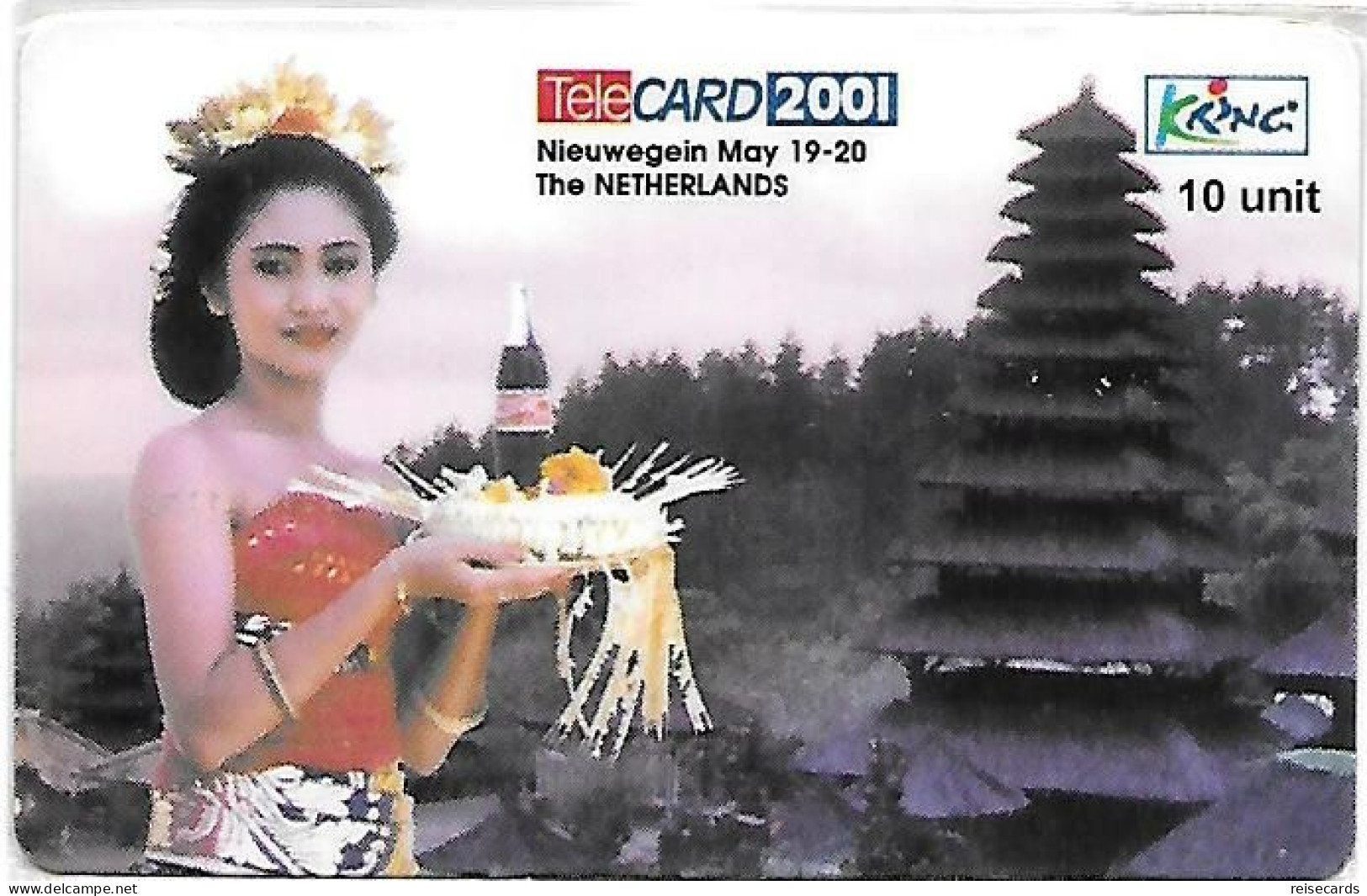 Indonesia: Kring - TeleCard Exhibition 2001 Nieuwegein, Netherlands. Mint - Indonesia
