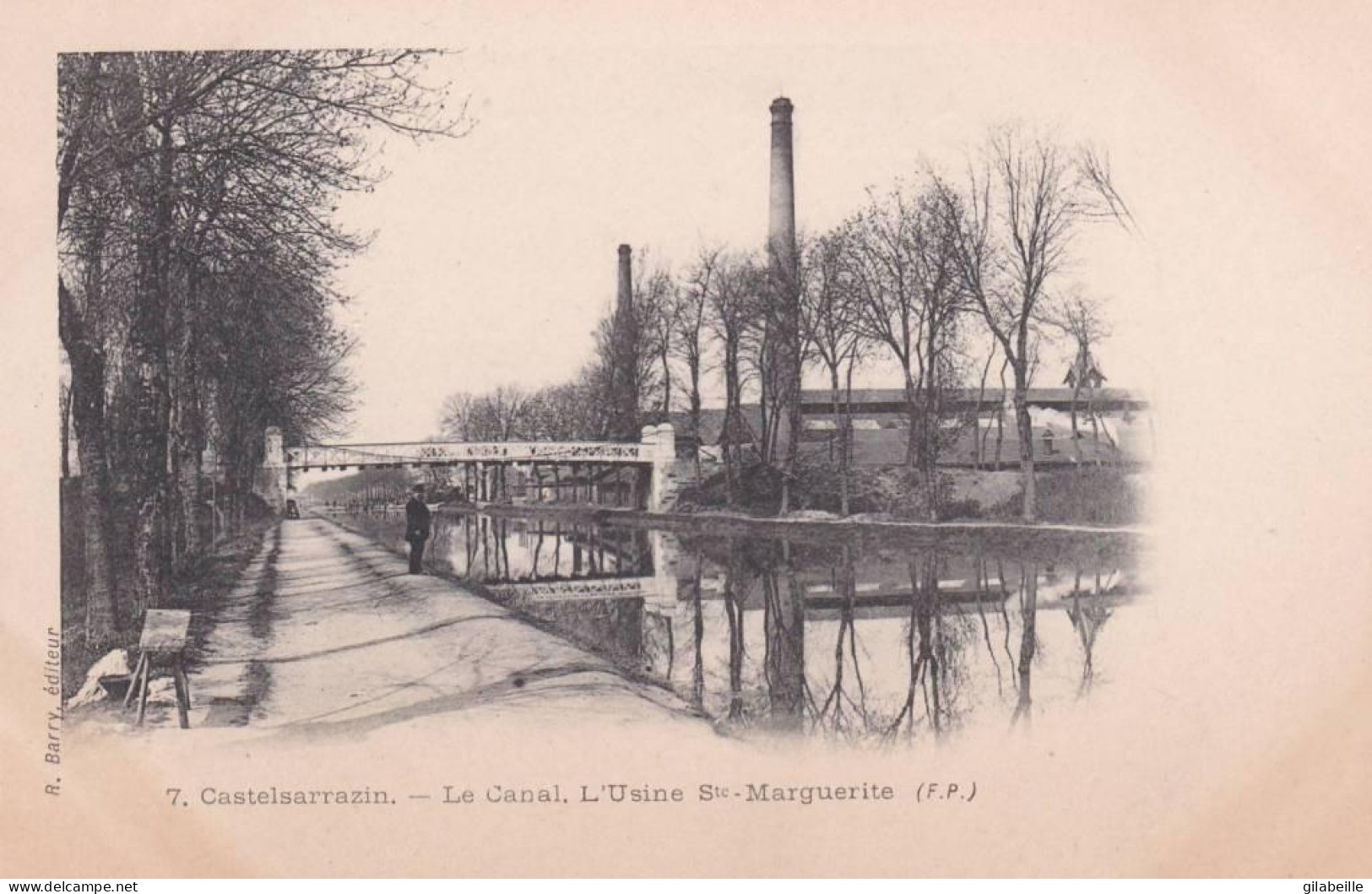 82 - Tarn Et Garonne - CASTELSARRASIN - Le Canal - L'Usine Ste Marguerite - Castelsarrasin