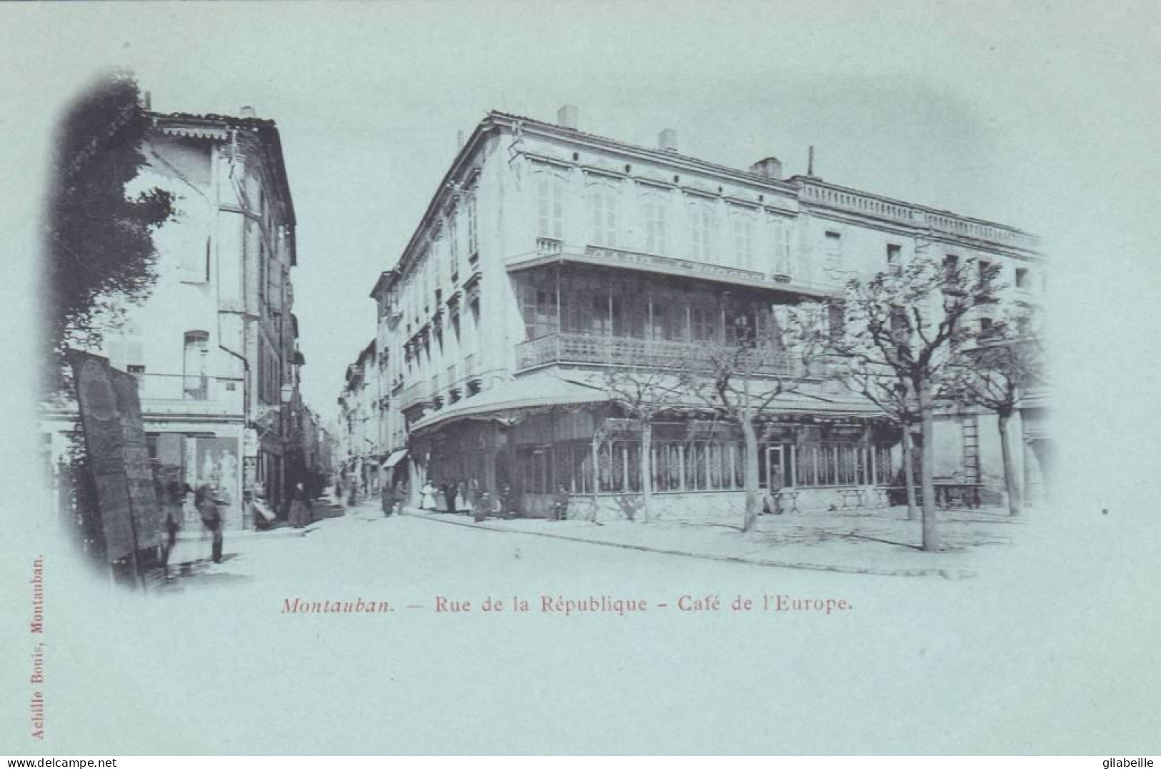 82 - Tarn Et Garonne -  MONTAUBAN -  Rue De La République - Café De L'Europe - Montauban