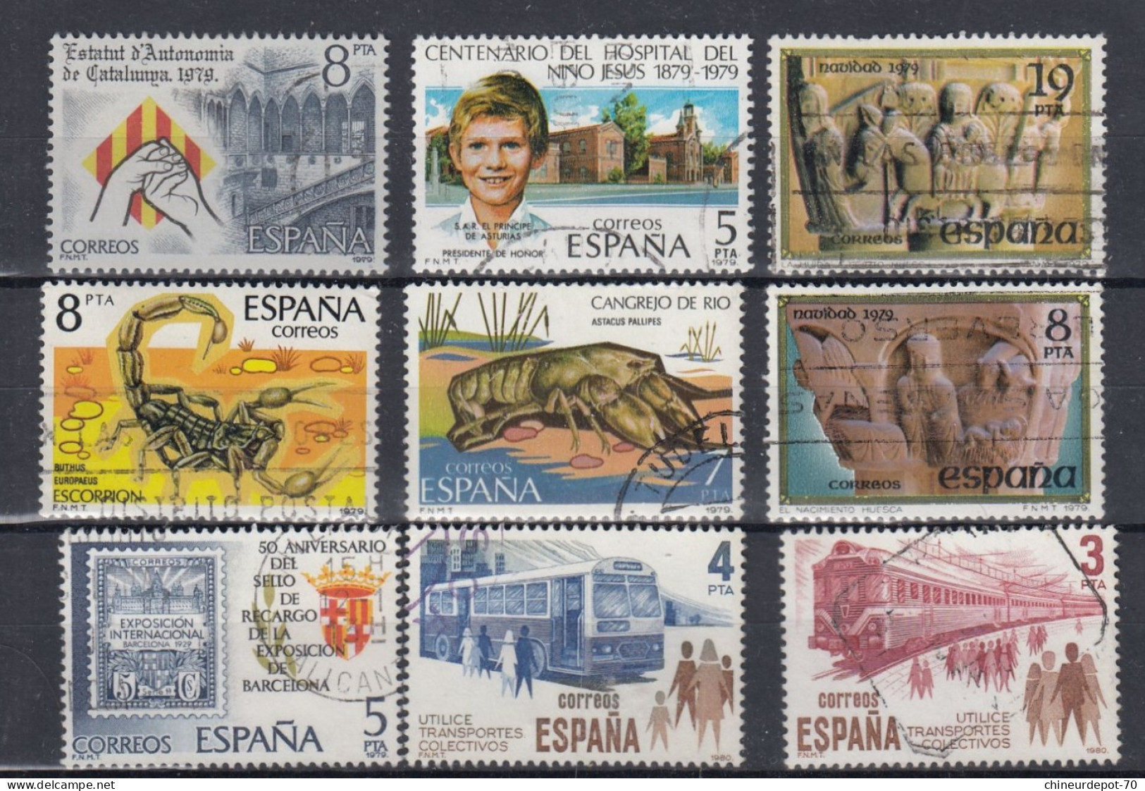 TIMBRES ESPANA ESPAGNE SPAIN NON Classés - Otros & Sin Clasificación