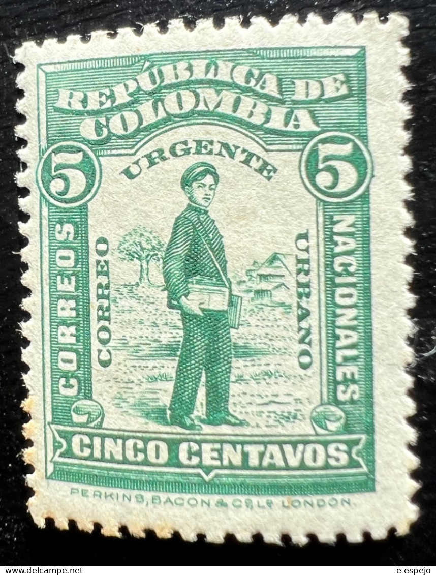 Kolumbien 1917: Eilmarken Mi:CO 255 - Colombia