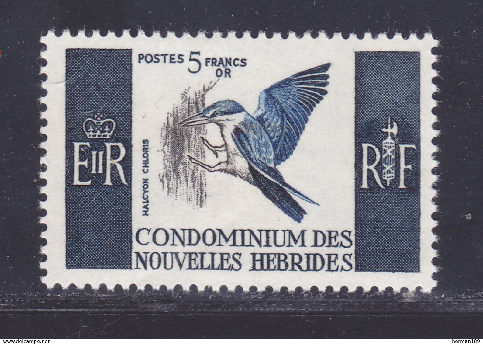 NOUVELLES-HEBRIDES N°  255 ** MNH Neuf Sans Charnière, TB (D2313) Série Courante, Oiseau - 1967 - Ongebruikt