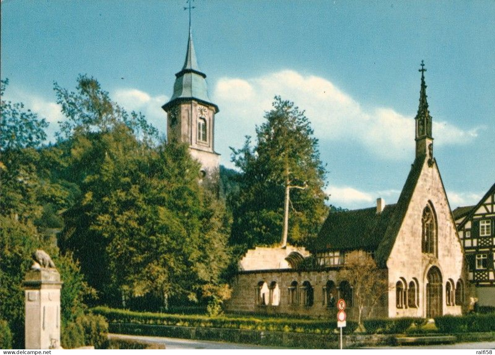 1 AK Germany / B-W * Bad Herrenalb - Die Klosterkirche Und Das Ehemalige Paradies  (erbaut Um 1200) * - Bad Herrenalb