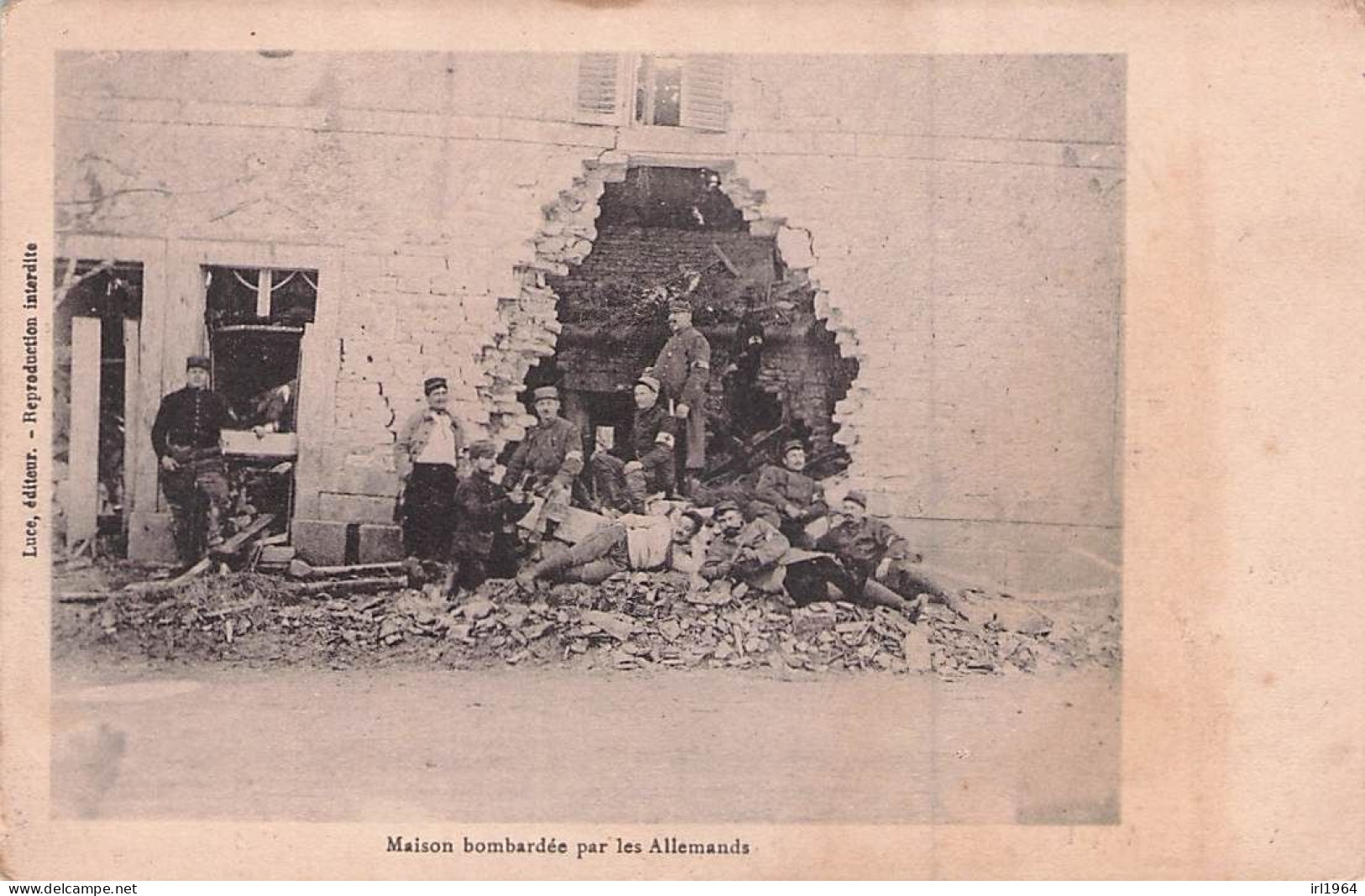 MAISON BOMBARDEE PAR LES ALLEMANDS 1915 Visé Nancy A.151 - Nancy