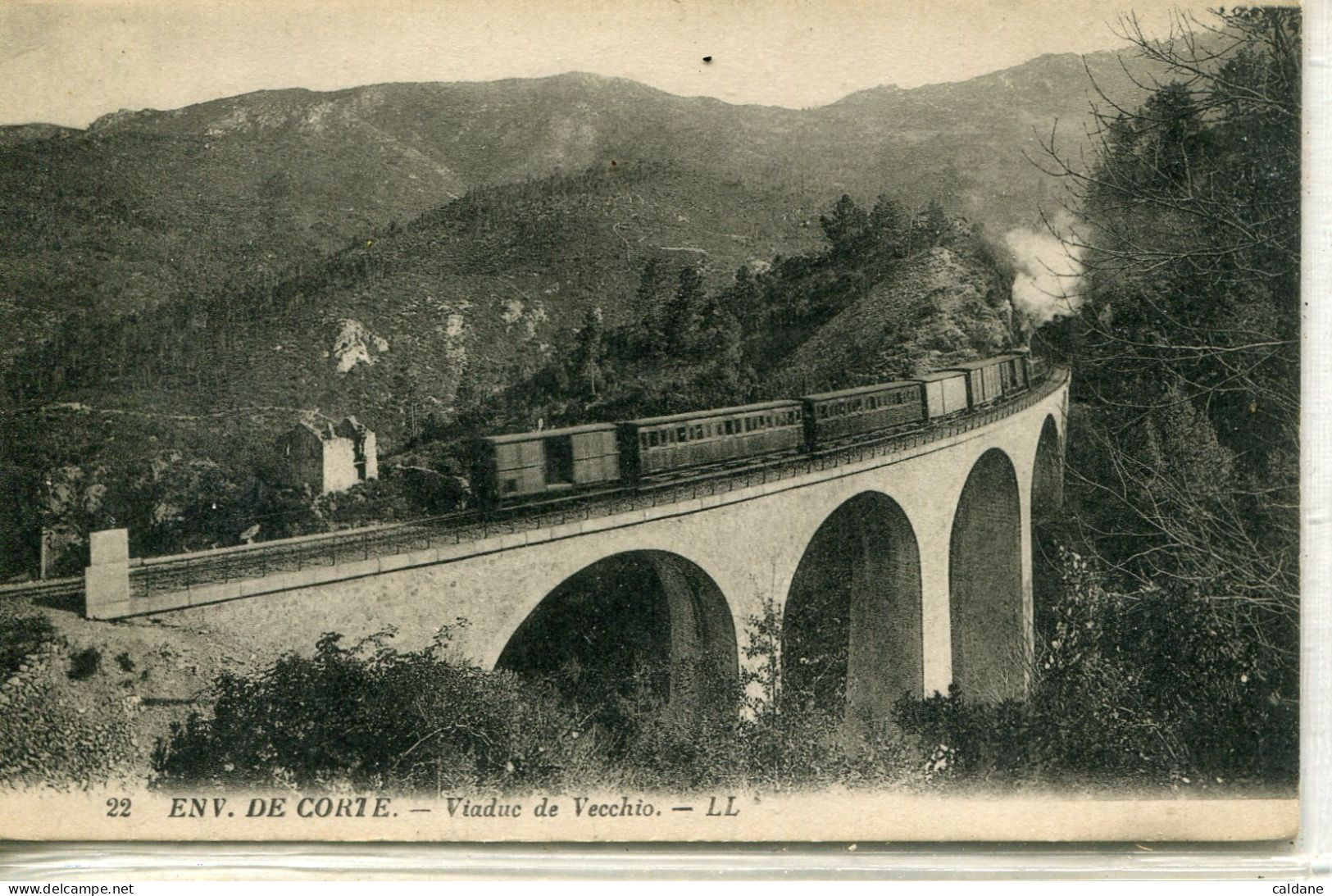 -   2B- CORSE - Environs. De.  CORTE - Viaduc De Vecchio - Structures