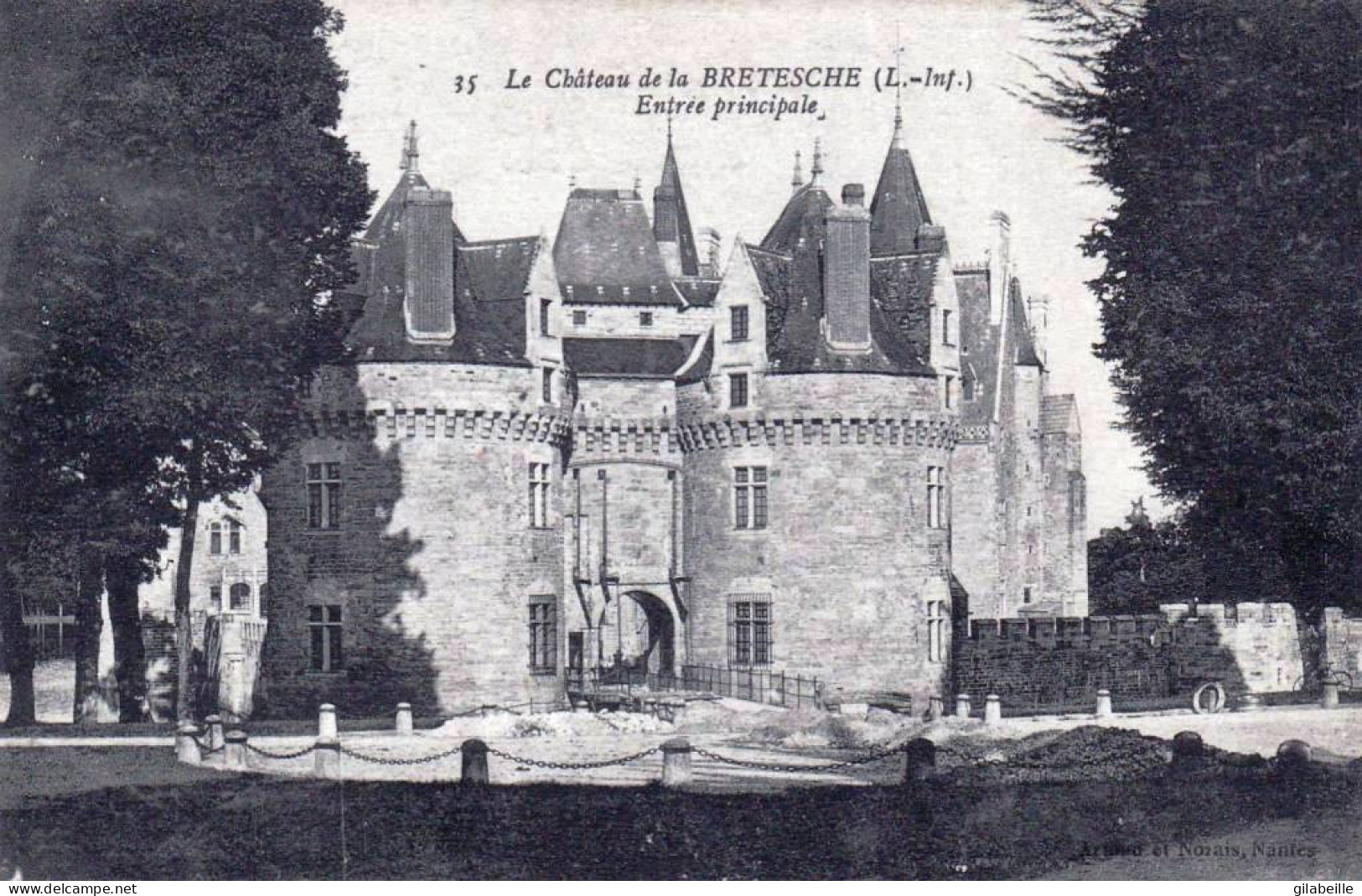 44 - Loire Atlantique - Chateau De La BRETESCHE ( Missillac )  Entrée Principale - Missillac