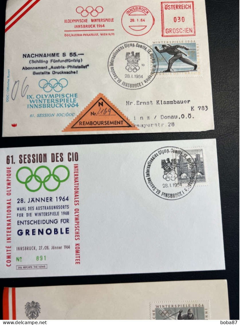 1964 INNSBRUCK IOC INTERNATIONAL OLYMPIC COMMITTEE SESSION 28.1.1964 ALL 8