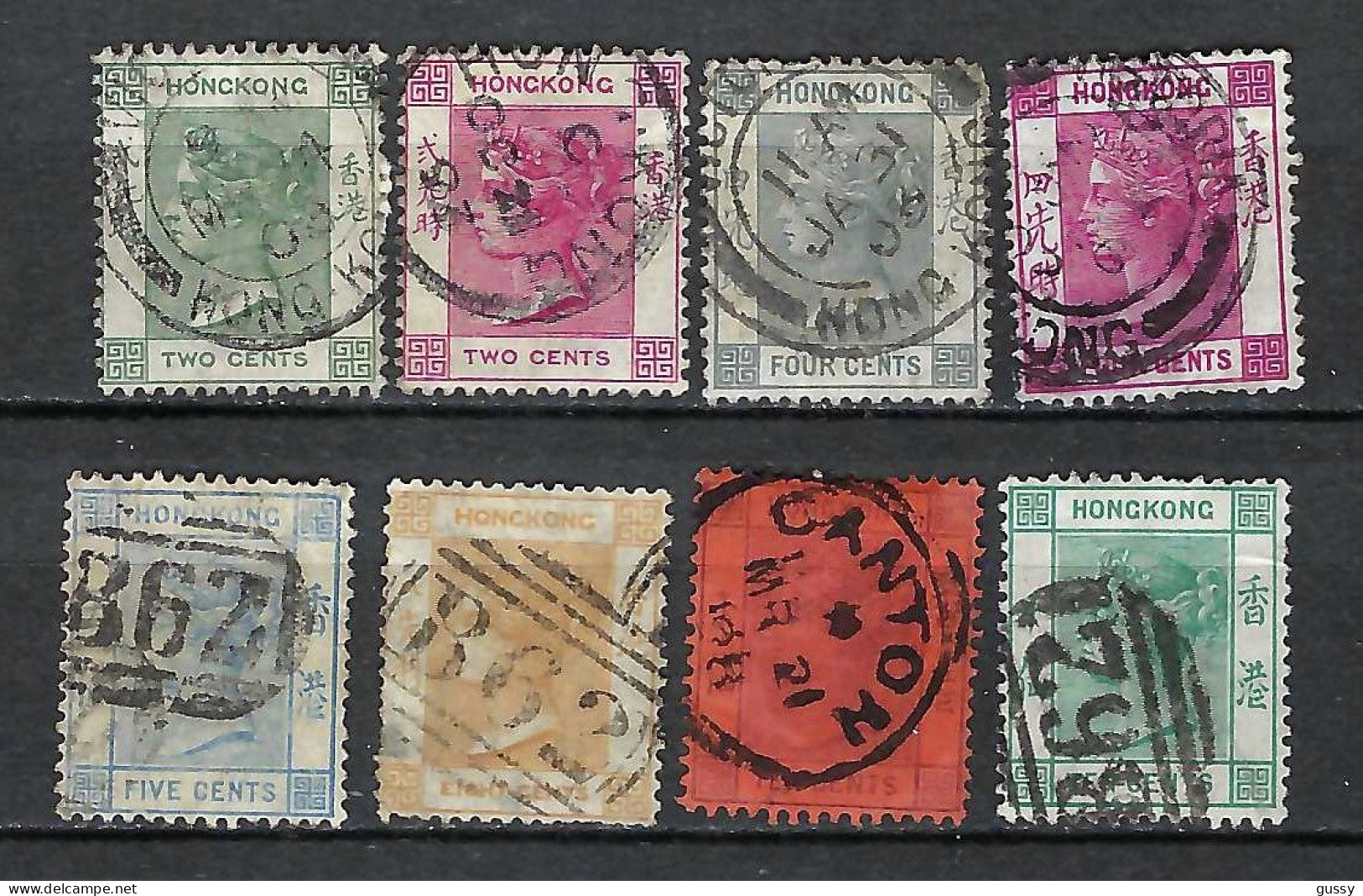 HONG KONG Ca.1870-90: Lot D' Obl. - Used Stamps
