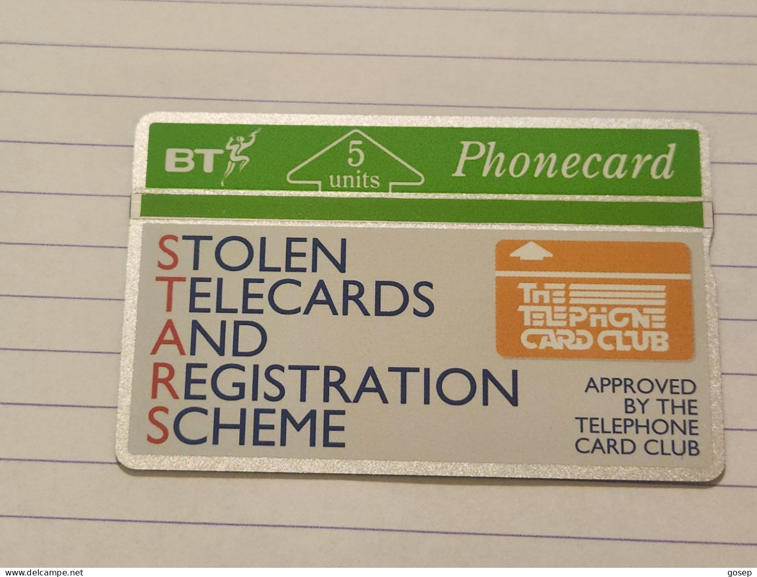 United Kingdom-(BTG-021)-STOLEN TELECARDS SEHEME-(28)(5units)(152F30620)(tirage-5.099)(price Cataloge-6.00£-mint) - BT Emissioni Generali