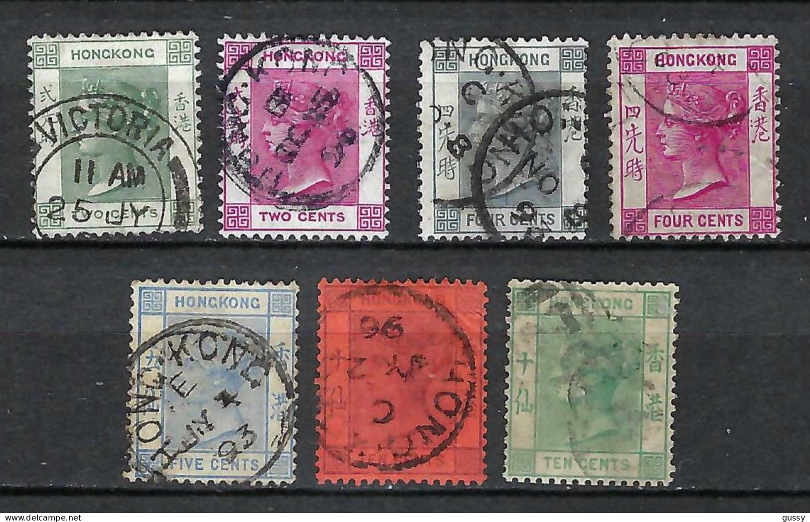 HONG KONG Ca.1870-90: Lot D' Obl. - Used Stamps