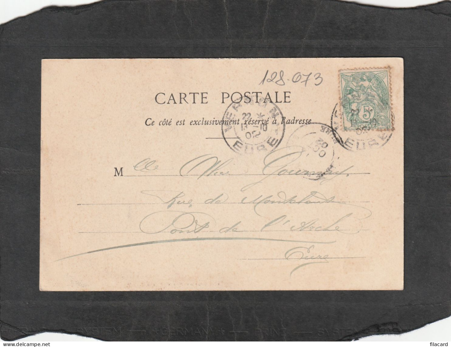 128673           Francia,     L"Aiglon,    VG    1902 - Artiesten