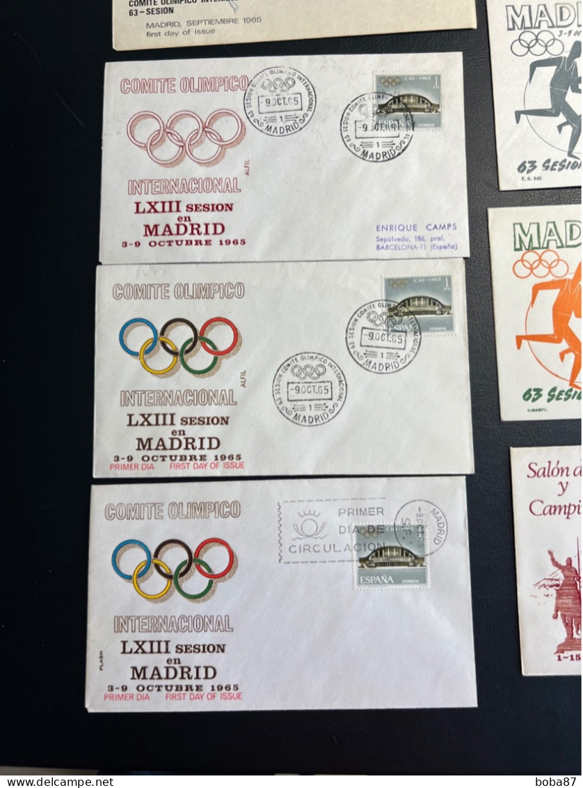 1965 MADRID IOC INTERNATIONAL OLYMPIC COMMITTEE SESSION - Other & Unclassified