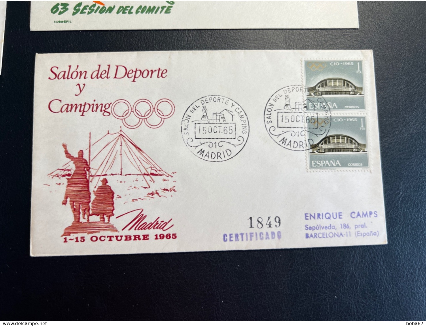 1965 MADRID IOC INTERNATIONAL OLYMPIC COMMITTEE SESSION - Other & Unclassified