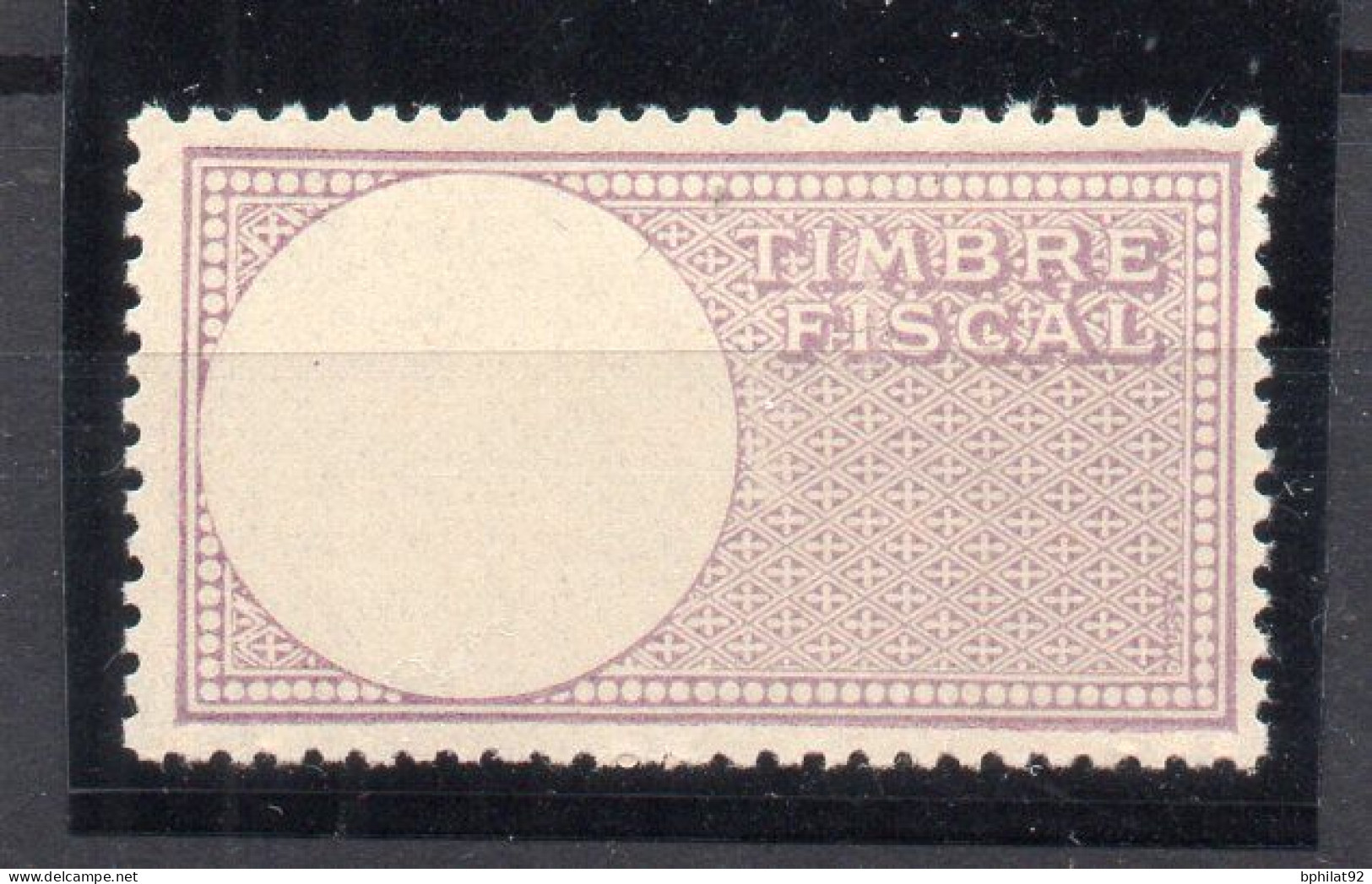 !!! TIMBRE FISCAL N°53b NEUF* SIGNE CALVES - Stamps