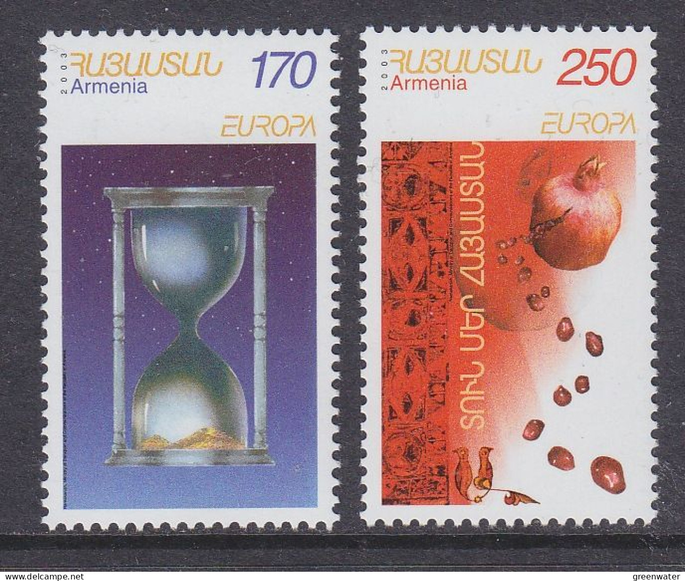 Europa Cept 2003 Armenia 2v  ** Mnh (59612A) - 2003